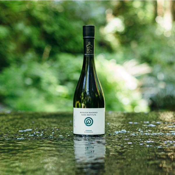 Sake bottle from Noguchi Naohiko Sake Institute