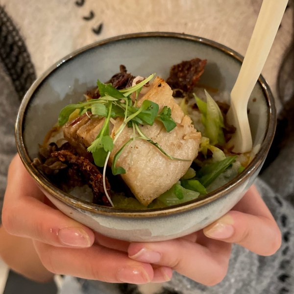 BSA crispy pork congee bowl 2021