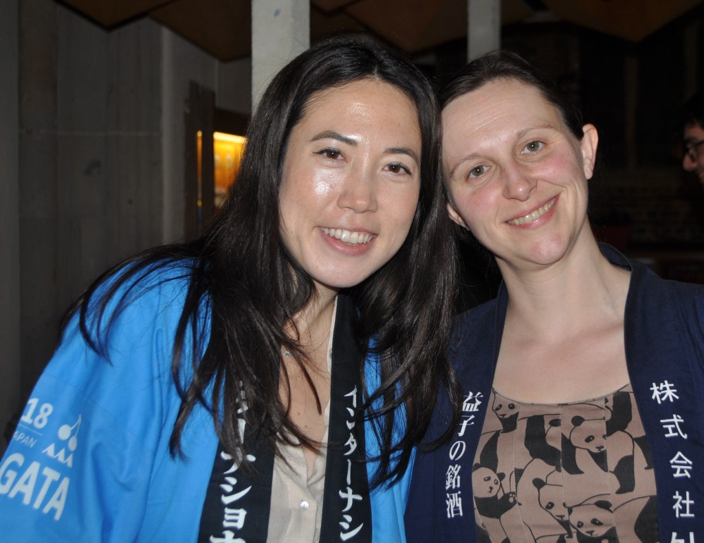 2022 Grand Tasting of Sake - Erica (left) and Sarah (right) of the BSA team