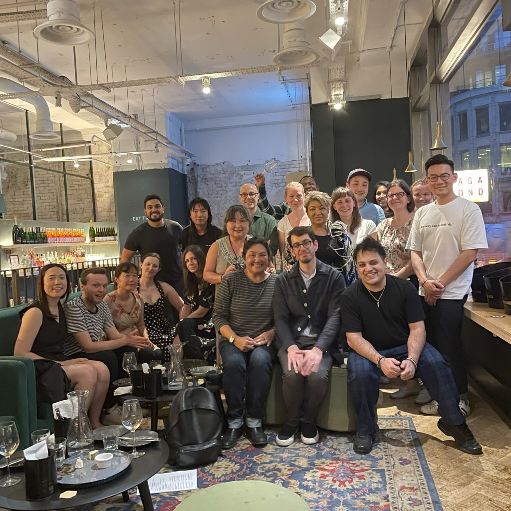 Image of a past BSA study group at Vagabond with all attendees.