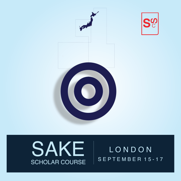 sake scholar london square logo and image